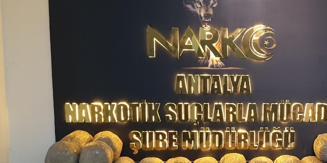 Antalya'da uyuşturucu operasyonu