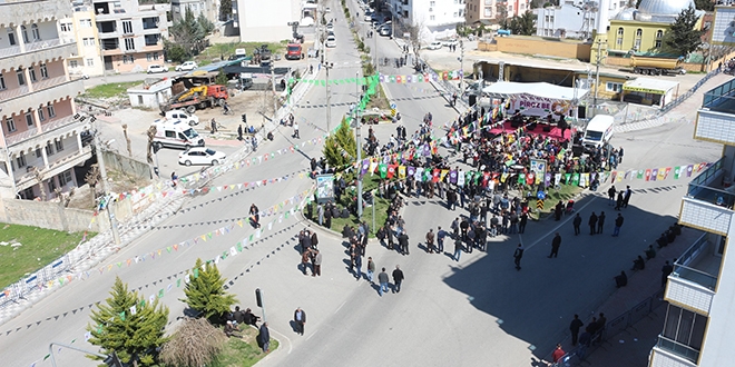 HDP'de organize etti, tören alanı boş kaldı