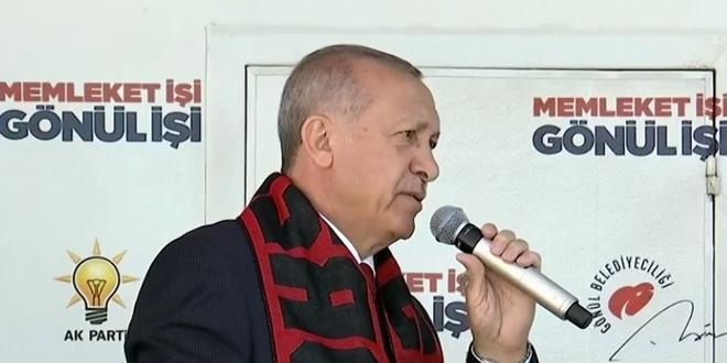 Erdoğan: İftirayla önümüzü kesmeye çalışıyorlar