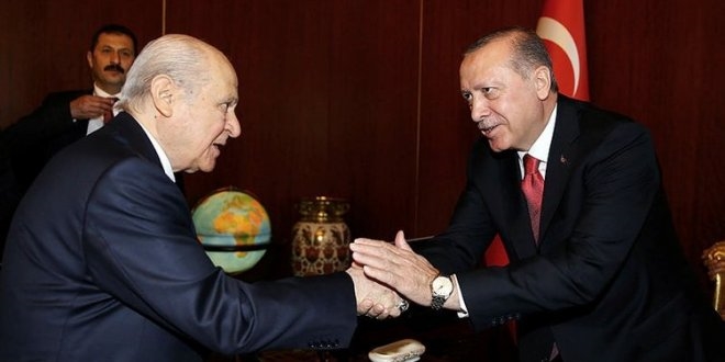 Bahçeli: Erdoğan ile kanka halindeyiz