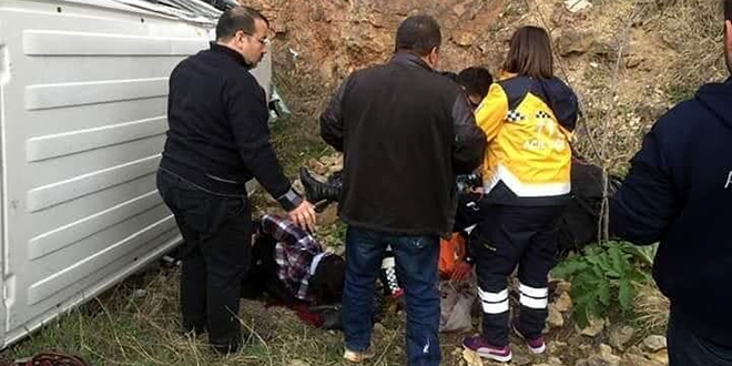Ordu'da trafik kazası: 8 yaralı