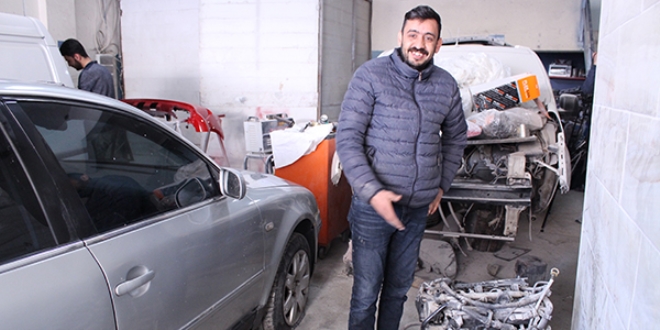 Yedek parça için gitti, kombici görünce dolandırılacağını anladı