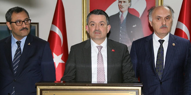Bakan Pakdemirli'den Giresun'a kenevir müjdesi