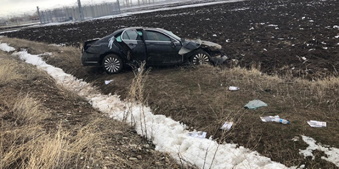 Belediye Başkan adayı kaza geçirdi: 5 yaralı