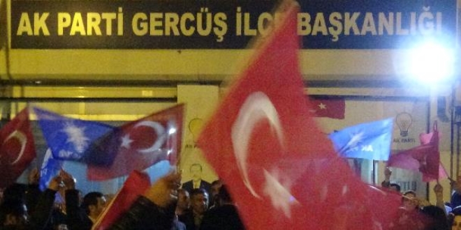 Gercüş'te İlk defa AK parti Belediyeyi Kazandı