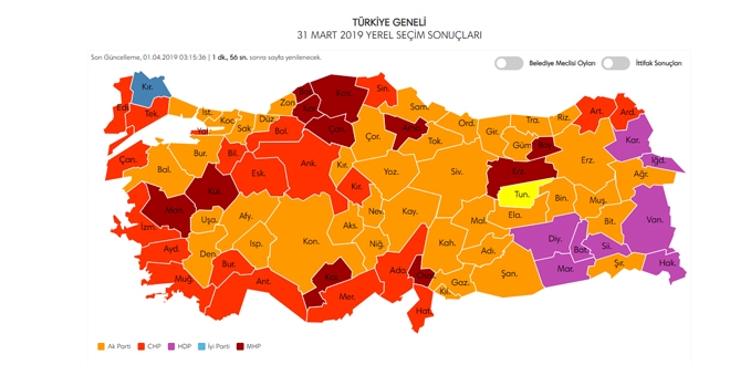 İstanbul'da kesin sonuçlar için YSK beklenecek