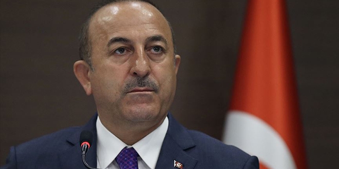 Çavuşoğlu: Bugün teröristlere karşı dimdik duruyoruz