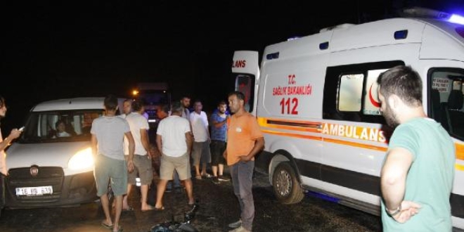 Bursa'da trafik kazas: 1 l, 2 yaral