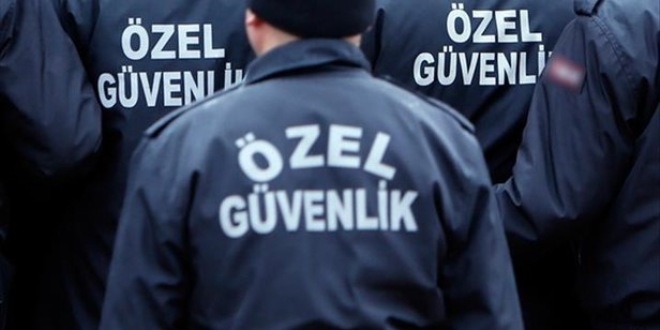 Özel güvenlik görevlileri tek tip elbise giyecek