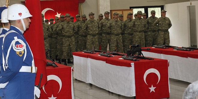Adıyaman'da bedelli erbaş ve erler yemin etti