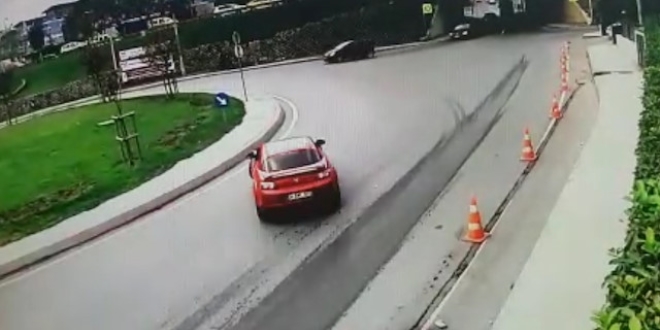 Drift atan magandalara 10 bin 20 lira para cezası