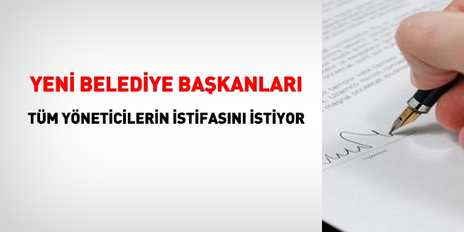 Yeni belediye başkanlarının bürokratlar için en sık başvurduğu yöntem