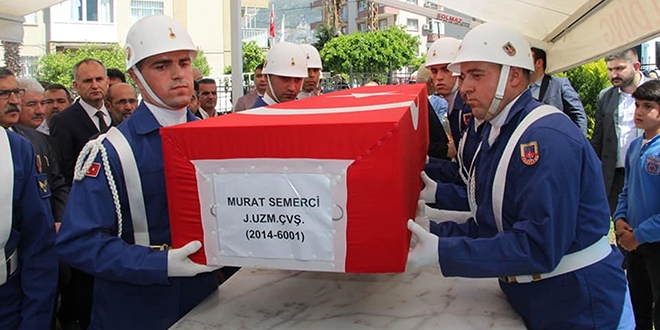 Şırnak'taki kazada ölen uzman çavuş defnedildi