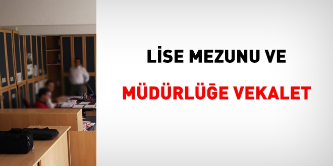 Müdürlüğe vekalet eden lise mezununa, vekalet ücreti verilmesi, kamu zararı mıdır?
