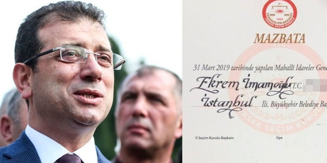 Mazbata'yı alan İmamoğlu'ndan ilk açıklama
