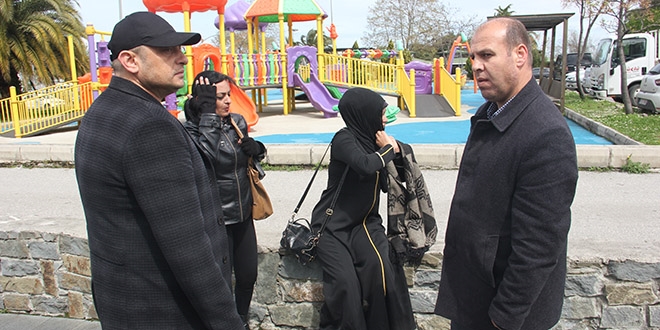 Dilenciler polis ve zabıtalara zor anlar yaşattı