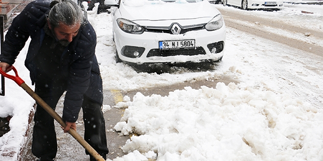 Ordu'da kar yağışı etkili oldu