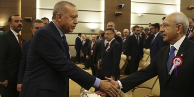 Kılıçdaroğlu ve Erdoğan saldırıdan sonra ilk kez biraraya geldi