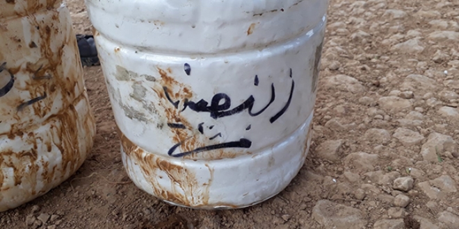 Sınırda 20 kilogram patlayıcı ele geçirildi