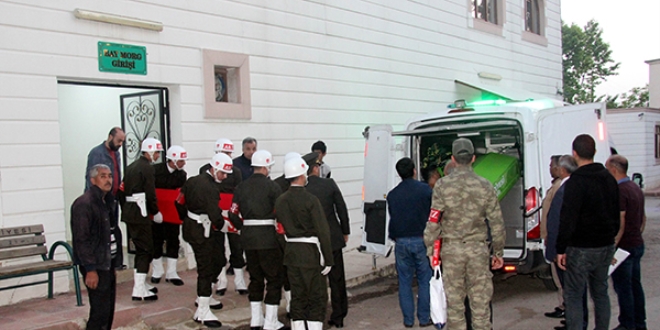 Suriye şehidi memleketine gönderildi
