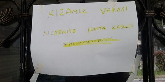 Kızamık sebebiyle sağlık ocağı karantina altına alındı