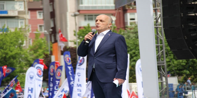 Atalay: Sendikalar partilerin arkasına sığınmasın