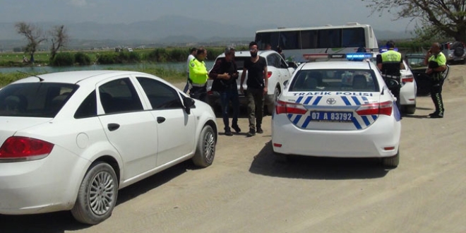 Kocasına kızdı koca ilçeye adrenalin yaşattı