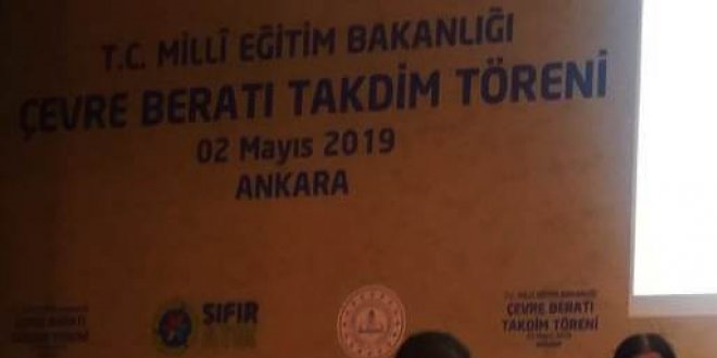 40 okul çevre beratı ödülü kazandı