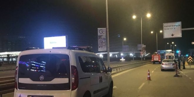 Sarıyer'de doğalgaz borusu patladı