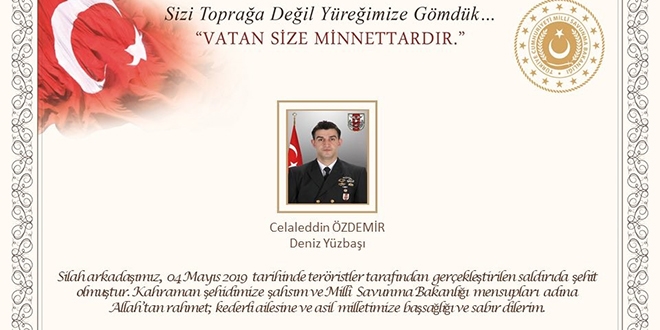 Bakan Akar'dan şehit askerler için taziye mesajı