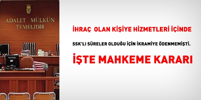 Birleştirilen hizmet olduğu için ikramiyesi ödenmeyen memur açtığı davayı kazandı