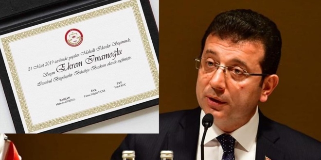 YSK, İmamoğlu'nun mazbatasını iptal etti