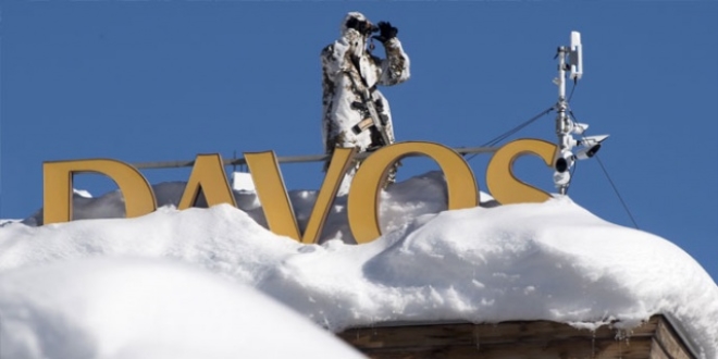 Davos srarla Erdoan'  aryor
