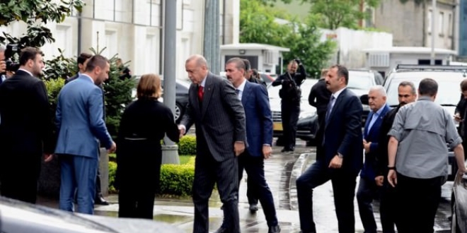 Erdoğan başkanlığında seçim toplantısı