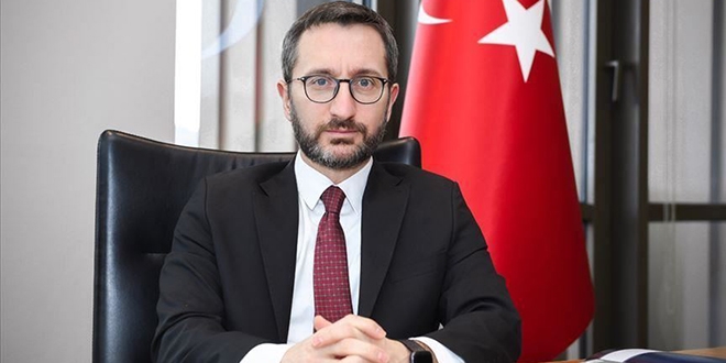 Fahrettin Altun'dan AA muhabiri Nişancı paylaşımı