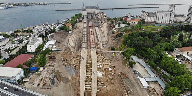 Haydarpaşa'da 1700 yıllık tarih ortaya çıkarıldı