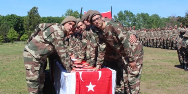 Tekirdağ'da bedelli askerler yemin etti