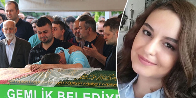 Genç kızın feci ölümü! Gözyaşlarıyla toprağa verildi