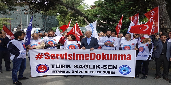 Cerrahpaşa çalışanlarından 'servisime dokunma' açıklaması