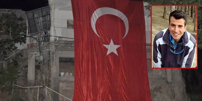 Şehidin astsubay'ın baba ocağına ateş düştü