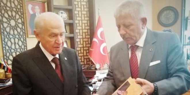 Amasya Belediye Başkanı, Bahçeli'yi ziyaret etti