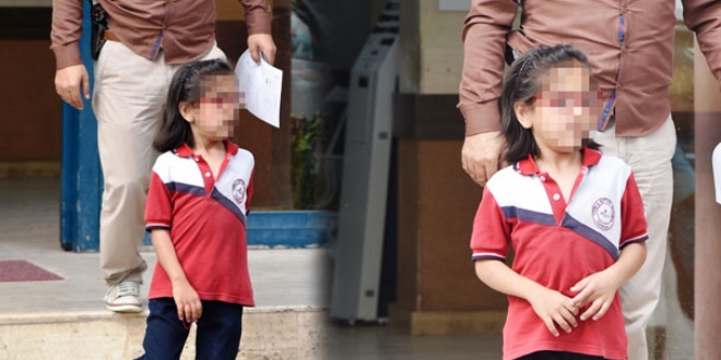 Arkadaşlarının kalemlerini alan kızına işkence yaptı