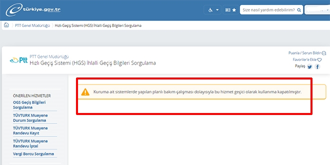 HGS geçişlerindeki sorun hala çözülmedi