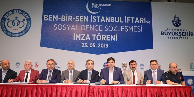 İBB, Sosyal Denge Sözleşmesi imzaladı