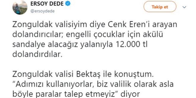 Çocuk parkı yaptıran ünlü oyuncu dolandırıldı