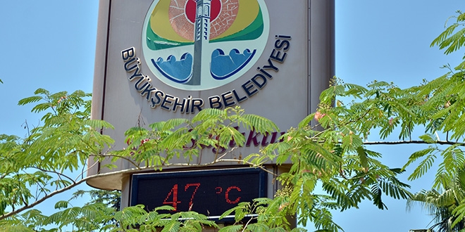 Adana'da termometreler 47 dereceyi gsterdi