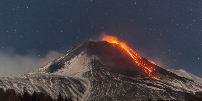 Etna yanardağı aktif duruma geçti
