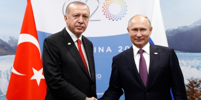 Erdoan, Rusya Devlet Bakan Putin ile grt