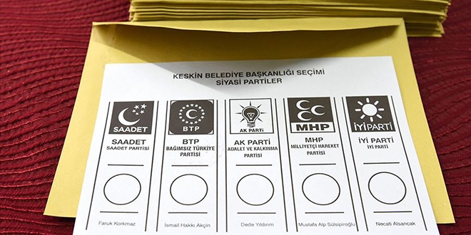 3 ilçe ve bir beldede oy verme işlemi sona erdi