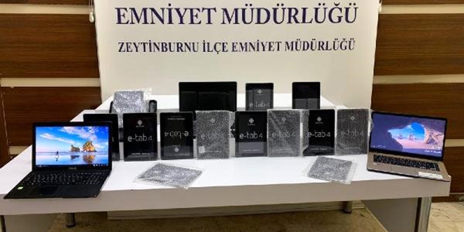 Okuldan bilgisayarları çalan şüpheli yakalandı